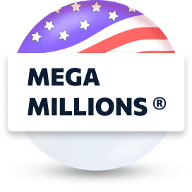 Bola con el logotipo de Mega Millions